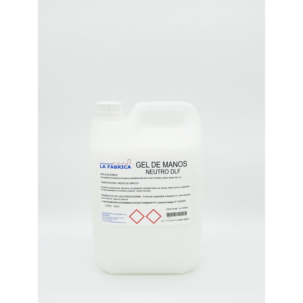 Gel de manos neutro DLF 20...
